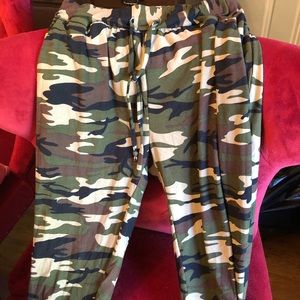 Camo joggers